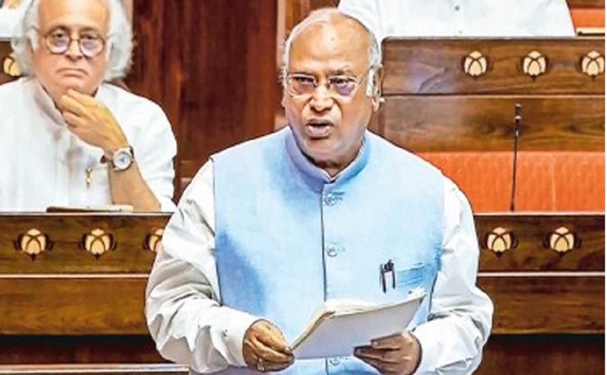 राज्यसभा में मल्लिकार्जुन खड़गे ने उठाई जनगणना शीघ्र करने की मांग